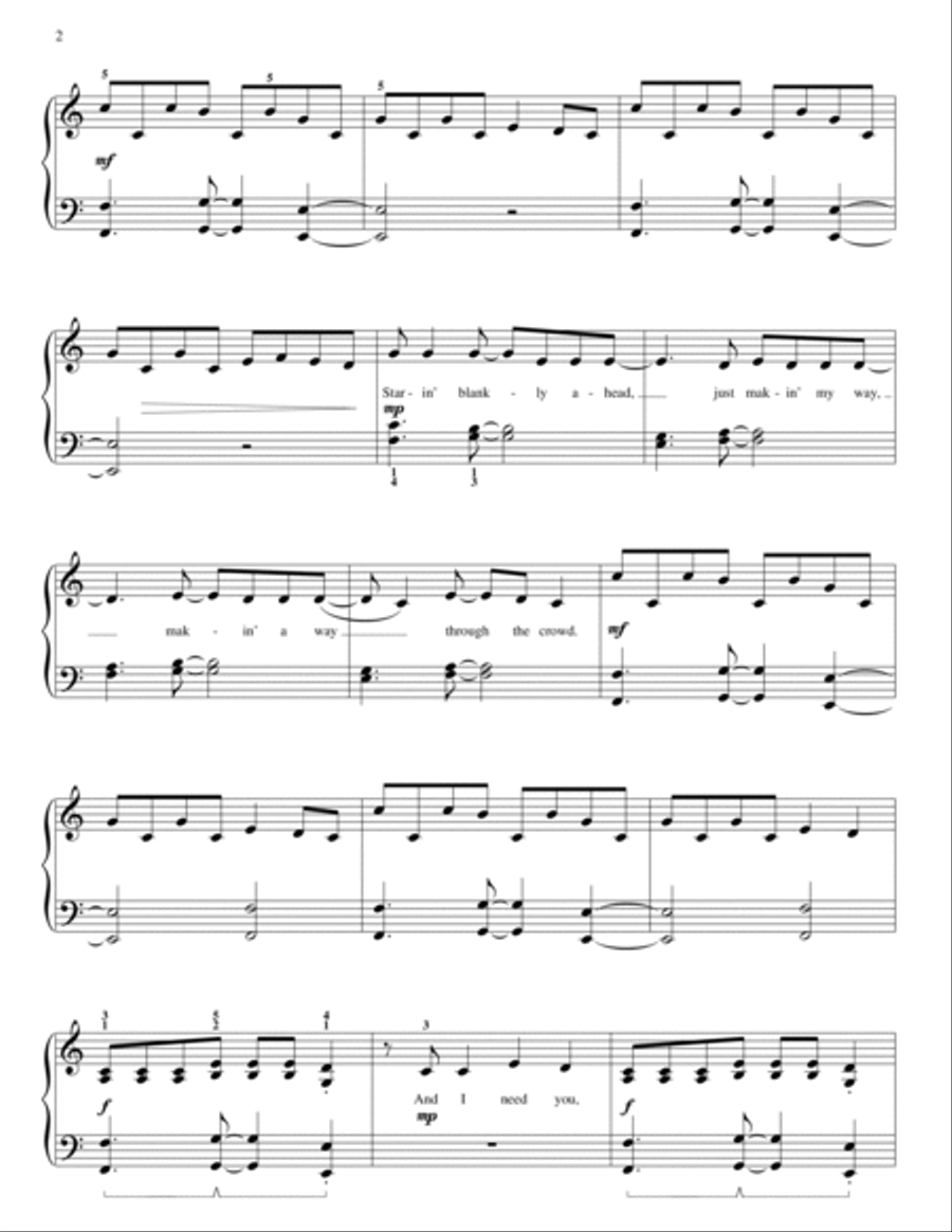 A Thousand Miles Piano Method scores gallery preview page 2