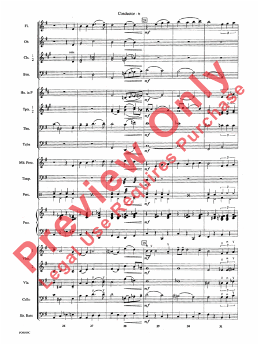 Moonlight Serenade Full Orchestra scores gallery preview page 8