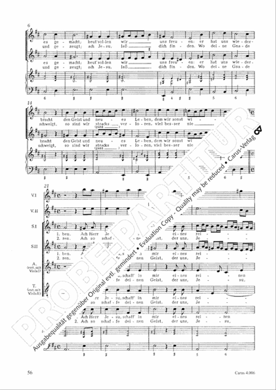 Ten motets Choir scores gallery preview page 58
