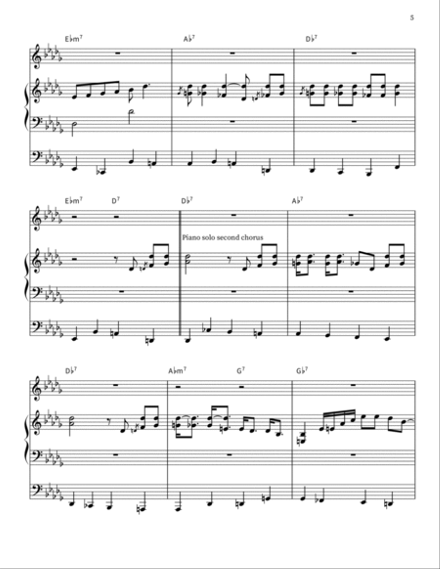Doodlin' Doodlin' Jazz Ensemble scores gallery preview page 5