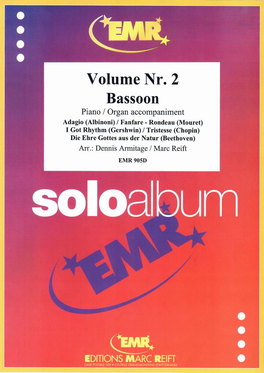 Solo Album Volume 02 Bassoon Solo scores gallery preview page 1