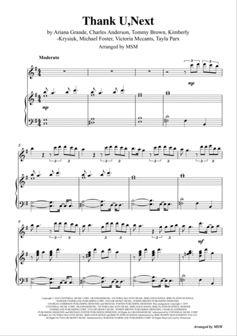 Almost Is Never Enough Violin Solo scores gallery preview page 3