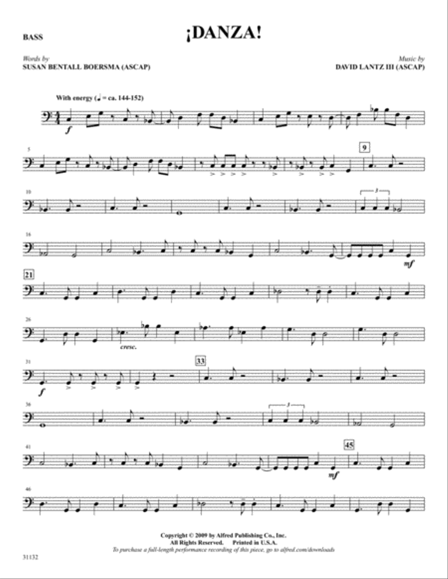 ¡Danza!: String Bass ¡Danza!: String Bass Double Bass scores gallery preview page 1