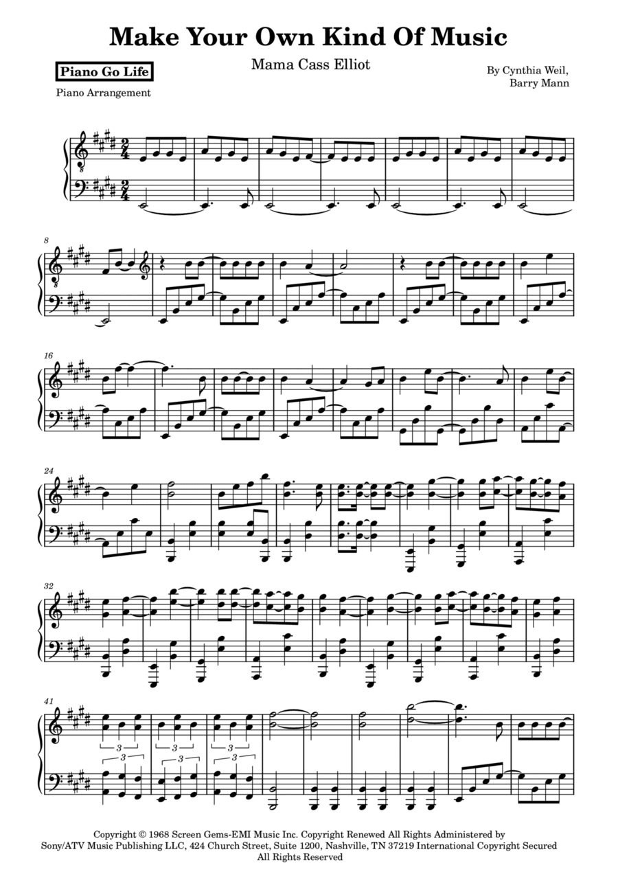 Book cover for Make Your Own Kind Of Music