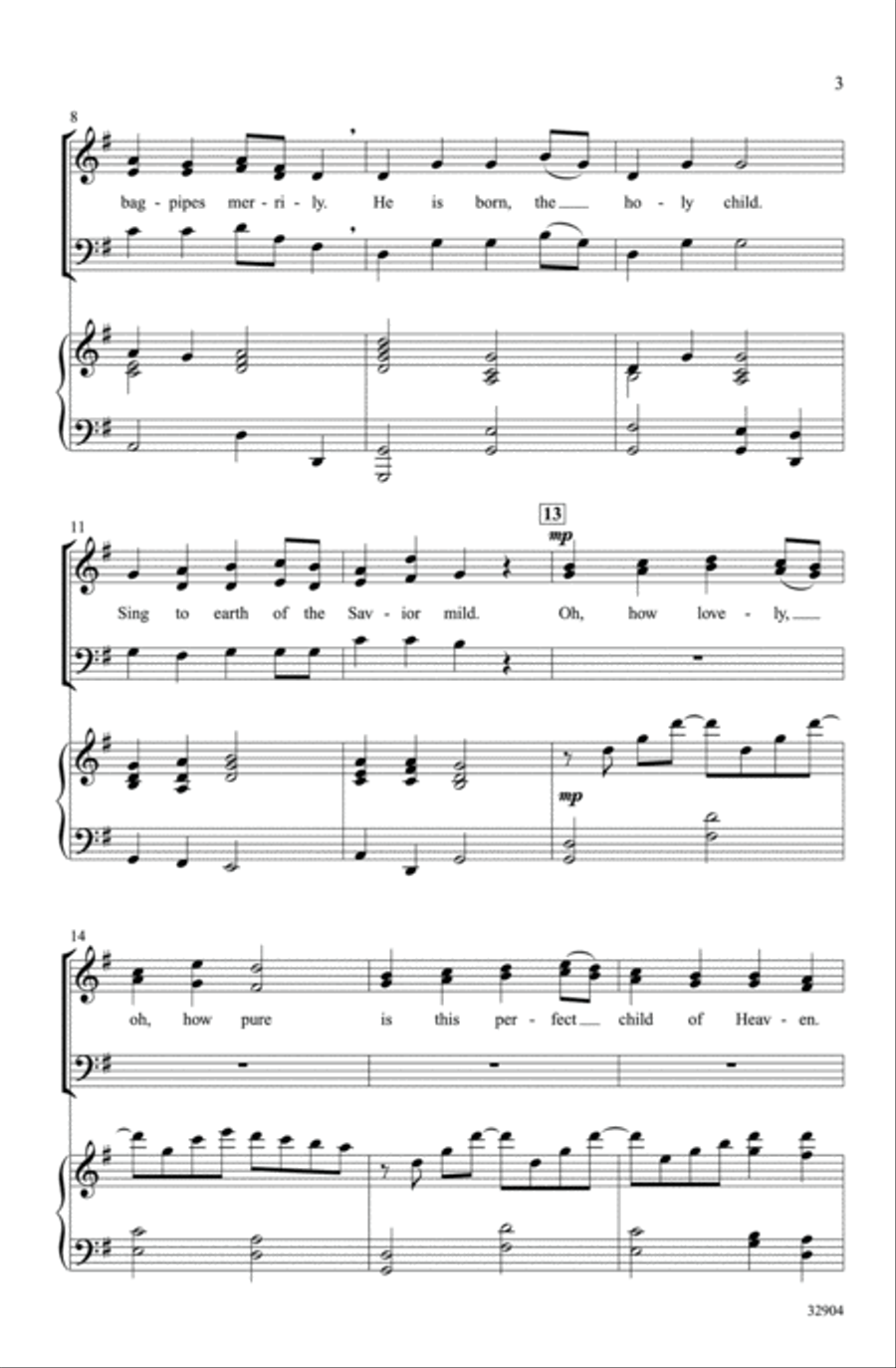 A French Carol Suite A French Carol Suite 3-Part scores gallery preview page 3