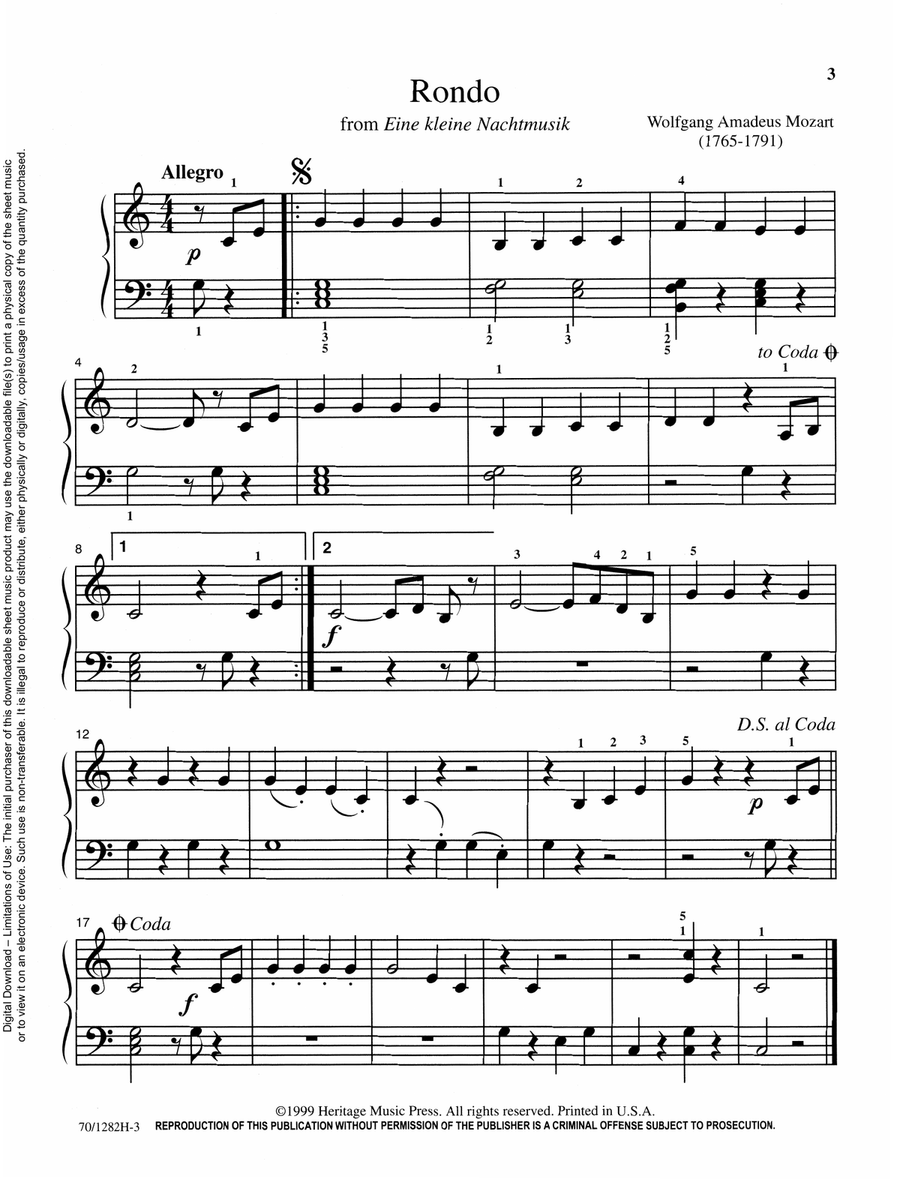 Mastering Melodies: Favorite Chamber Music Piano Solo scores gallery preview page 3