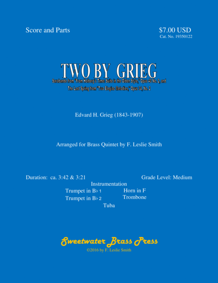 Two By Grieg: "Sarabande" and "The Last Summer" ("Mama" Theme) image number null