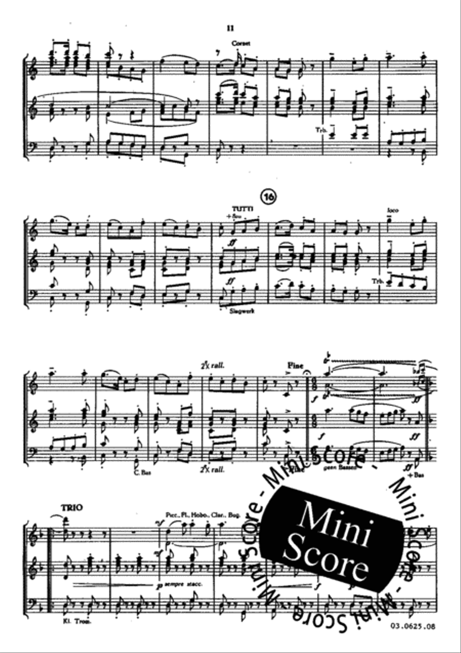 Folk Song Suite Concert Band scores gallery preview page 14