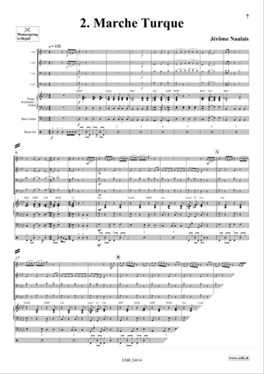 Play With Your Band Volume 4 Woodwind Quartet scores gallery preview page 5