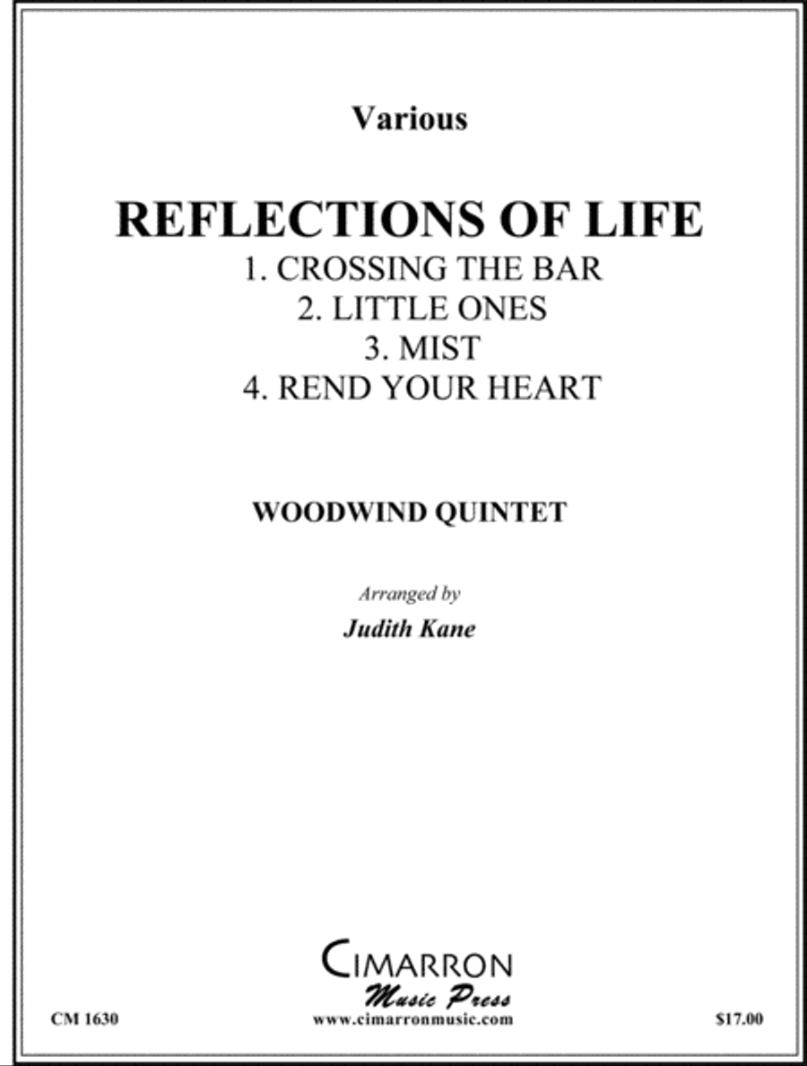 Reflections of Life Woodwind Quintet scores gallery preview page 1
