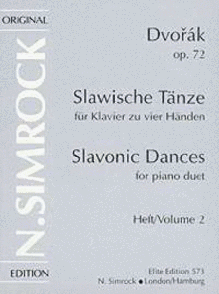 Slavonic Dances op. 72 Heft 2