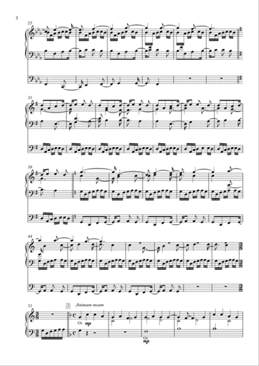 Ad te levavi, Op. 41 Organ Solo scores gallery preview page 4
