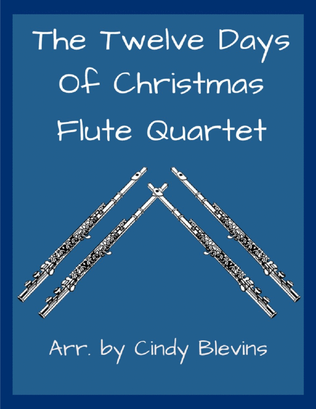 Book cover for The Twelve Days of Christmas, Flute Quartet