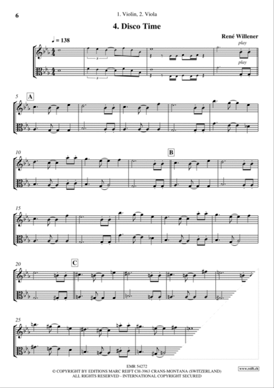 Happy Birthday Happy Birthday Viola scores gallery preview page 6