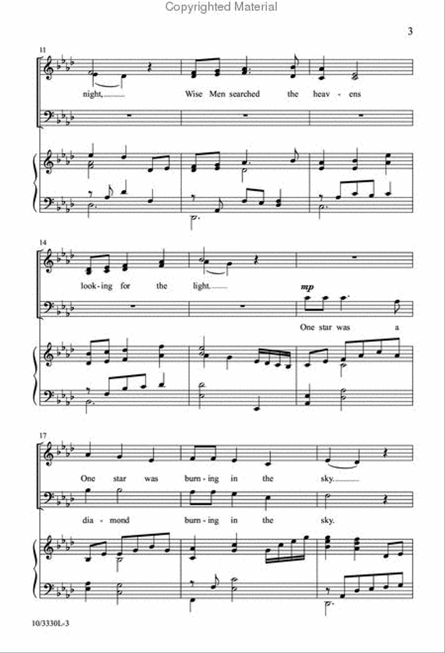 Wise Men Saw the Light 3-Part scores gallery preview page 3
