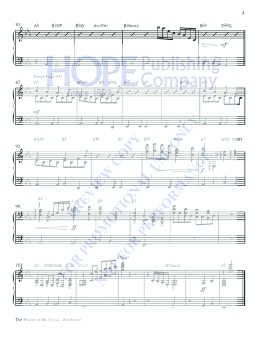 The Power of the Cross Choir scores gallery preview page 10
