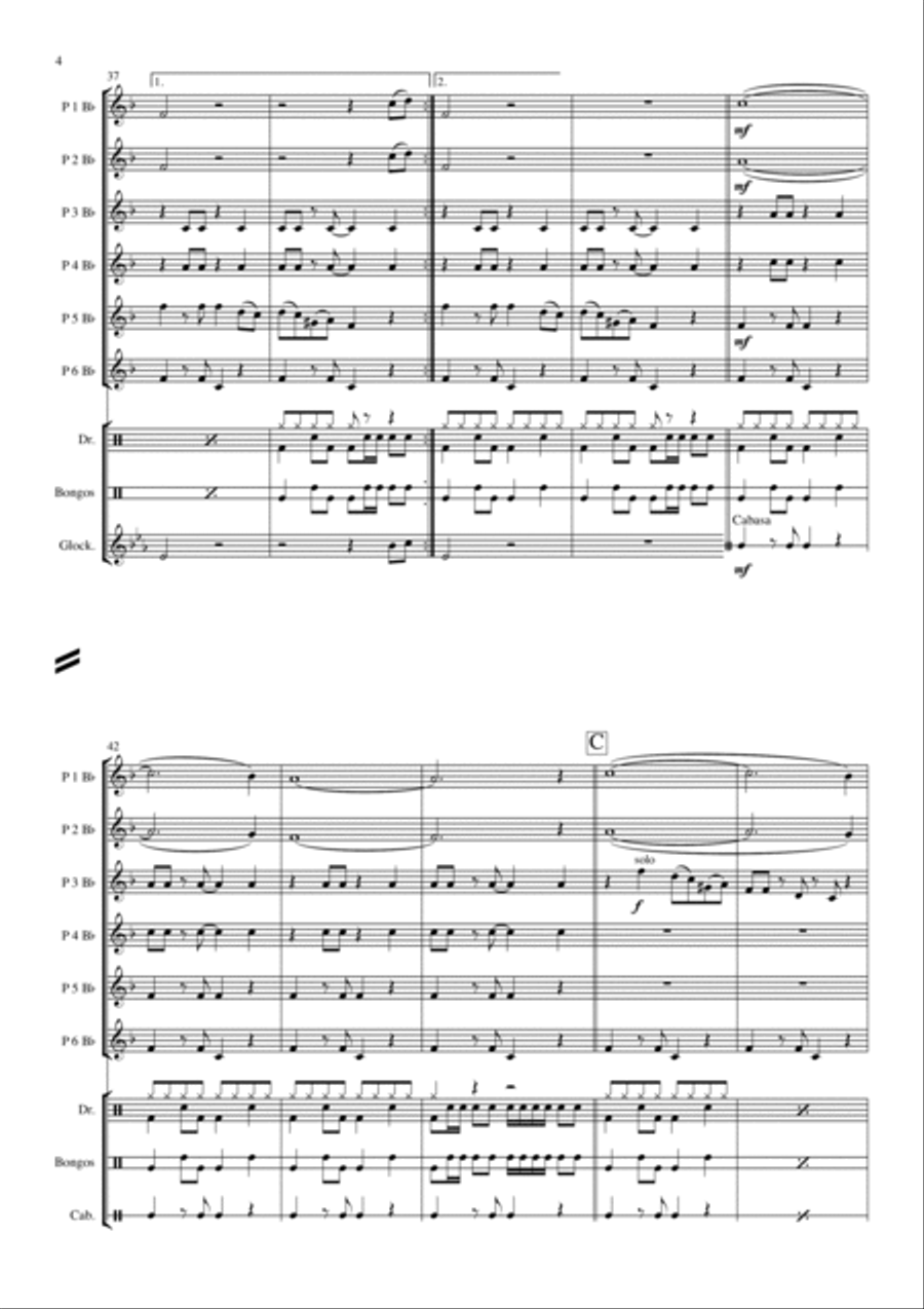 In The Summertime Concert Band scores gallery preview page 4