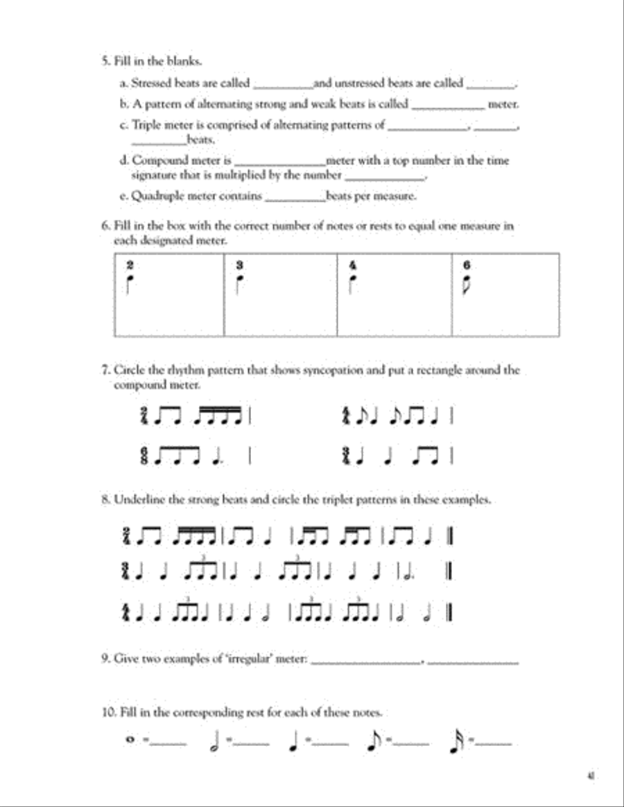 Thirty Days to Rhythm School and Community scores gallery preview page 5
