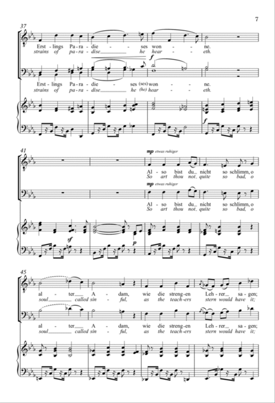 Fussreise TTBB scores gallery preview page 5