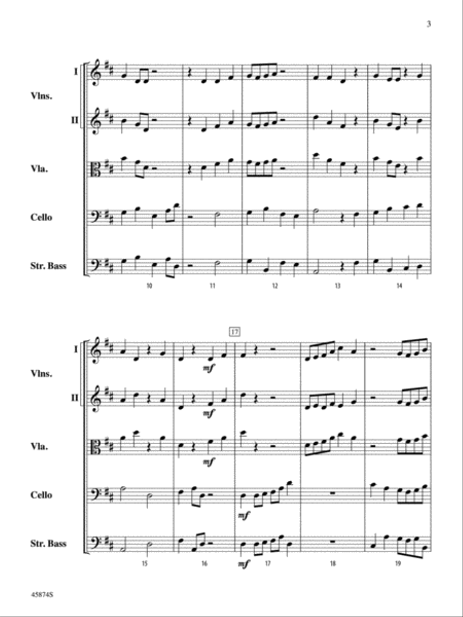 Showtime Rag: Score String Orchestra scores gallery preview page 3