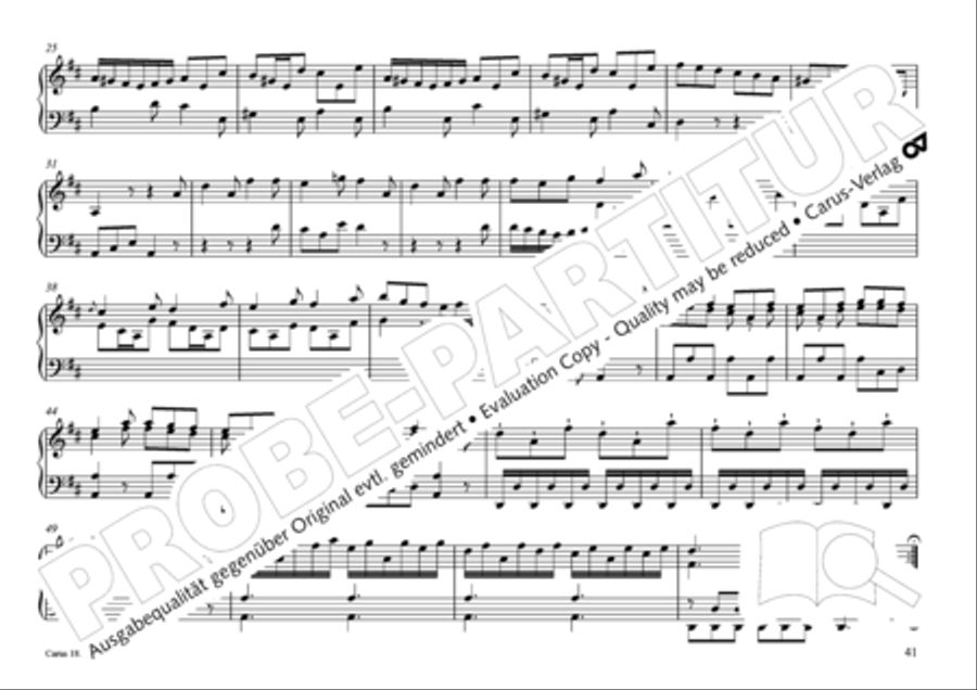Pastoral music for organ, vol. 2: Germany, Bohemia, Austria, South Tyrol Organ Solo scores gallery preview page 42