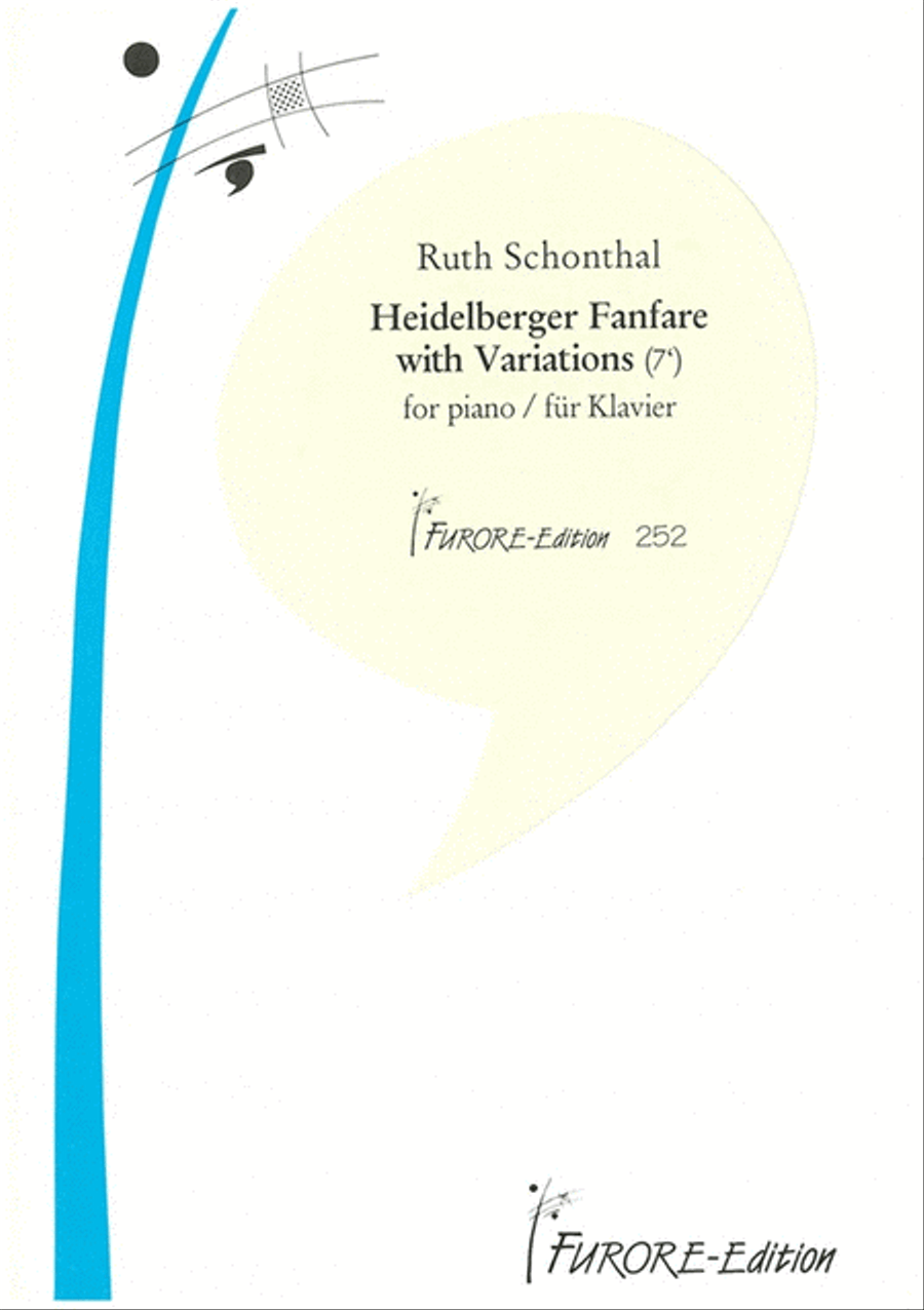 Heidelberger Fanfare with Variations Orchestra scores gallery preview page 1