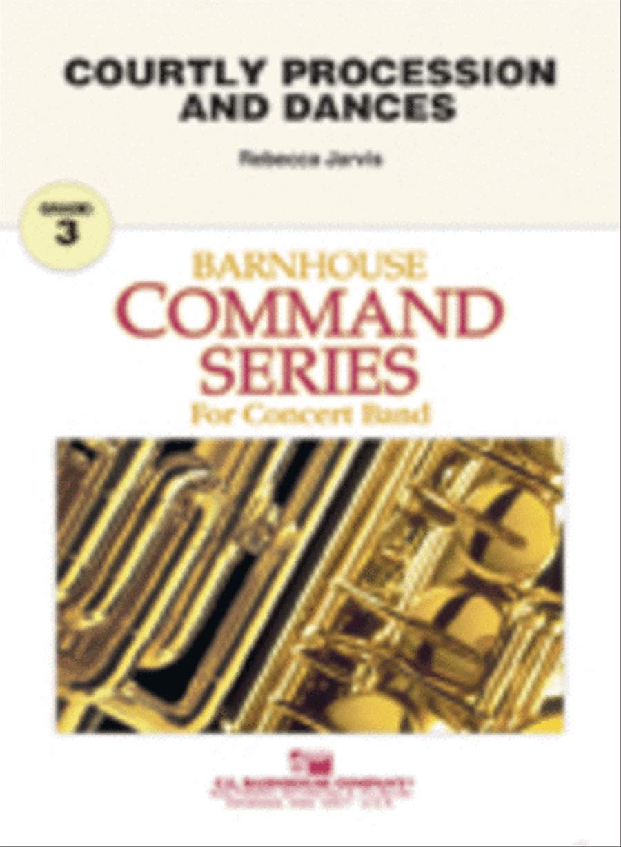Courtly Procession And Dances Concert Band scores gallery preview page 1