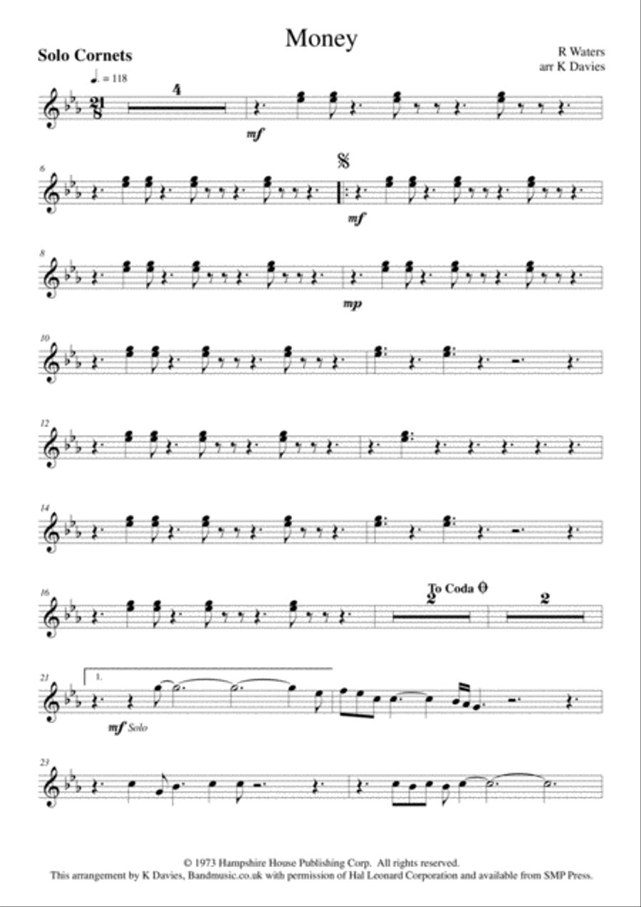 Money Small Ensemble scores gallery preview page 2