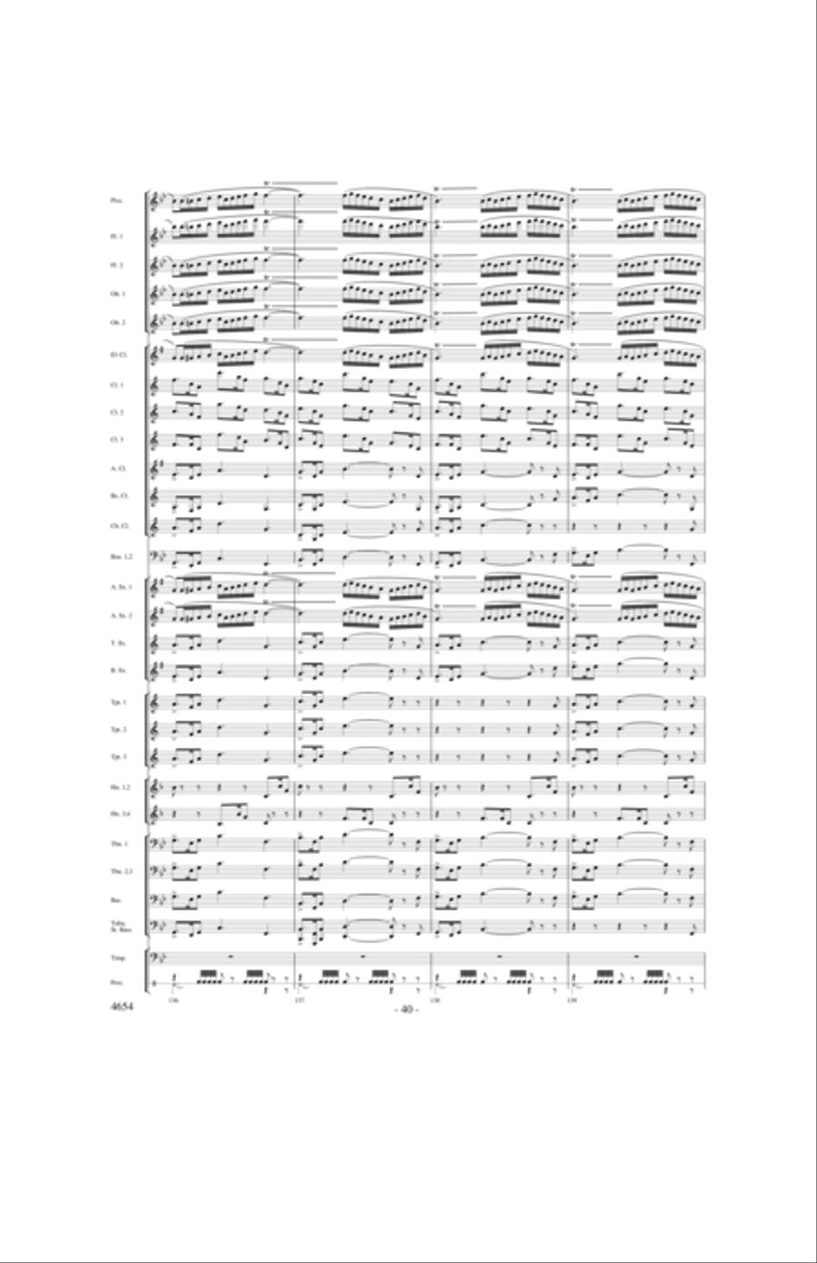 Ride of the Valkyries Concert Band scores gallery preview page 39