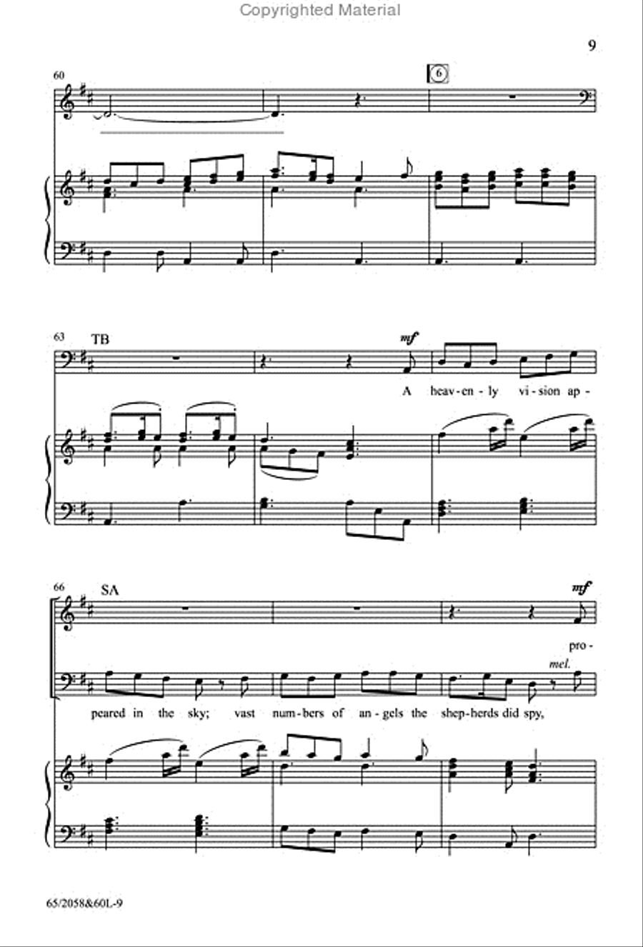 The Christmas Story - SATB Score with Performance CD 4-Part scores gallery preview page 6
