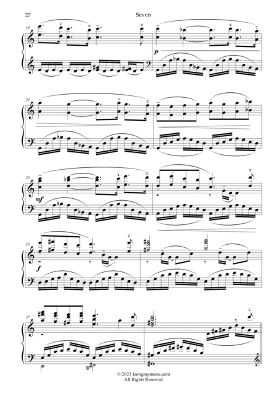 By Water's Idle, On Russet Floors (No. 7), Leon Gray Piano Solo scores gallery preview page 4
