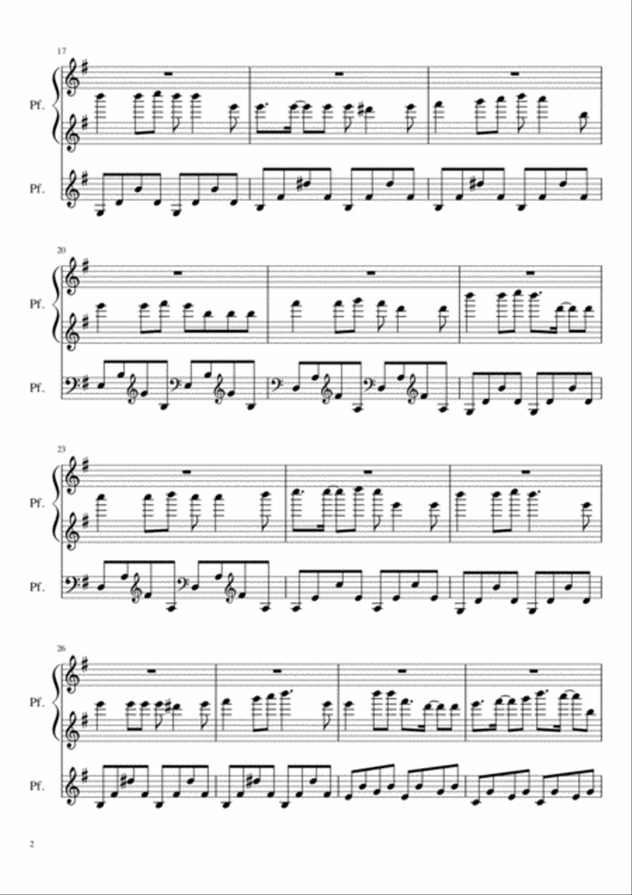 Danza gitana Piano Solo scores gallery preview page 2