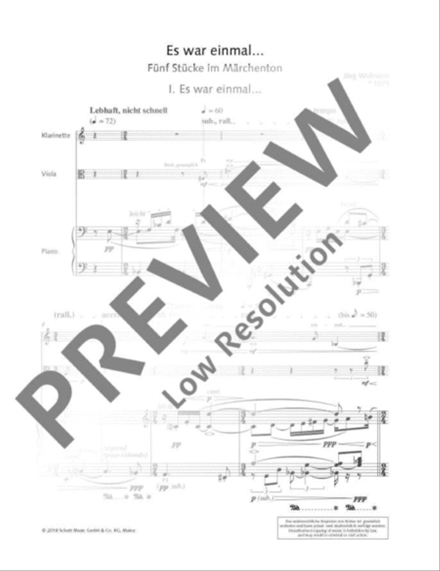 Once upon a time... Clarinet scores gallery preview page 8