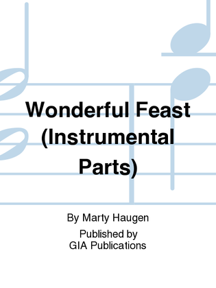 Book cover for Wonderful Feast - Instrument edition