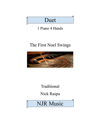 Book cover for The First Noel Swings (1 piano 4 hands) intermediate - complete set