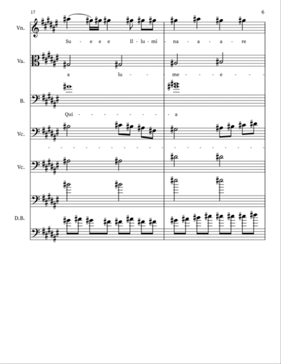 Copy of SURGE'ILLUMINARE QUIA VENIT LUMEN TU'UM Orchestra scores gallery preview page 6