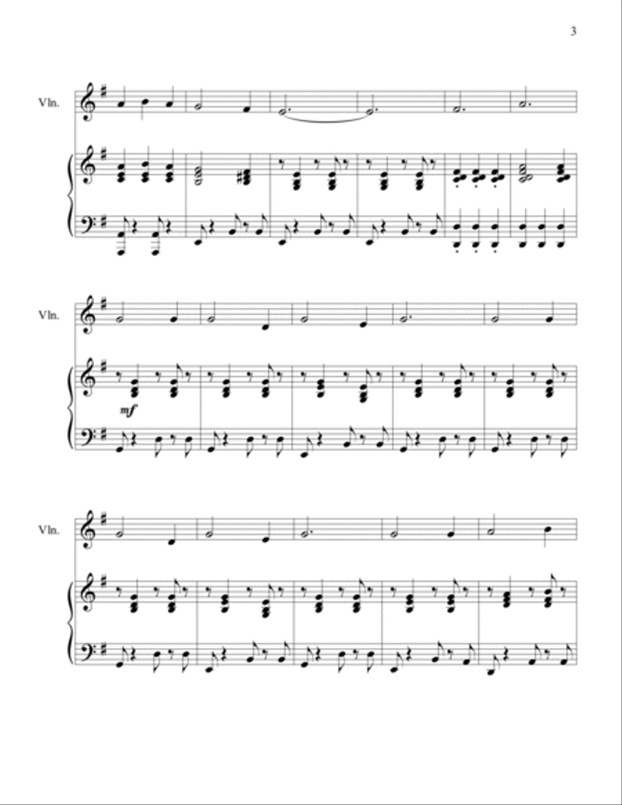 Contemplative Duets for Piano and Violin String Duet scores gallery preview page 3