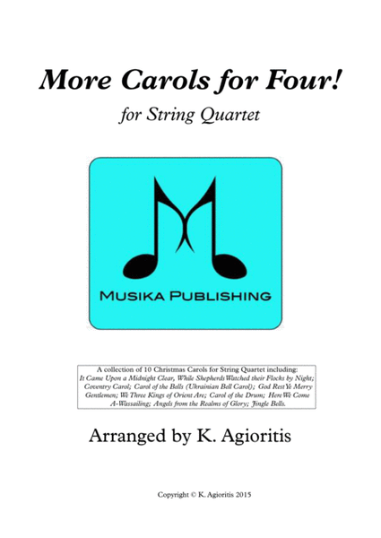 More Carols for Four! - String Quartet image number null