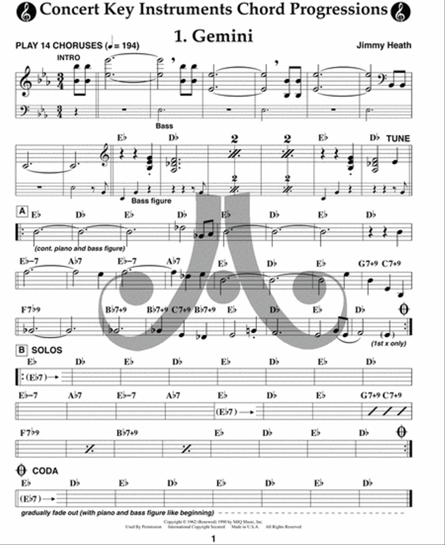Volume 122 - Jimmy Heath Tenor Saxophone scores gallery preview page 11