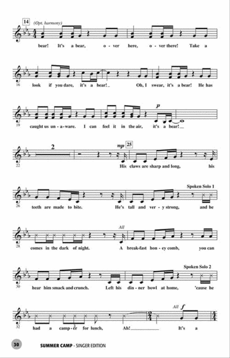Summer Camp Choir scores gallery preview page 5