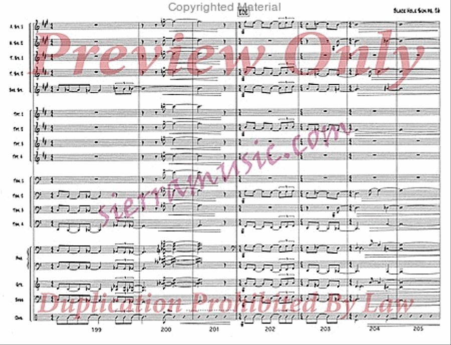 Black Hole Sun Jazz Ensemble scores gallery preview page 27