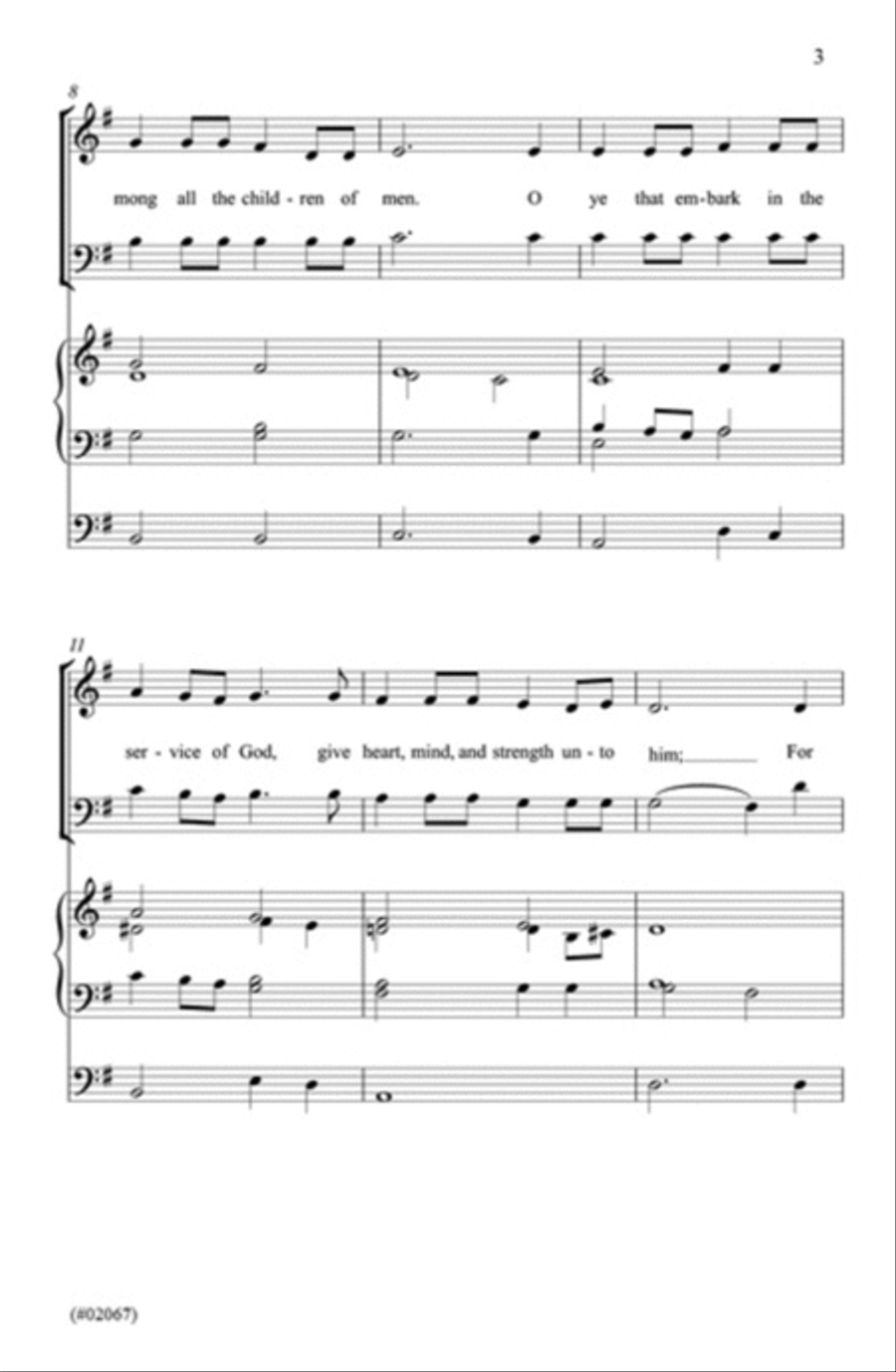 Faith in Every Footstep - SATB - Kasen 4-Part scores gallery preview page 3