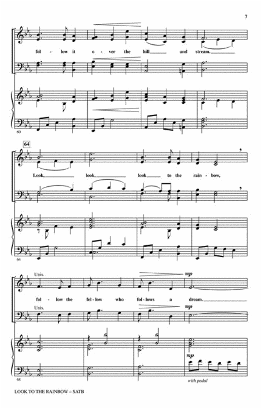 Look to the Rainbow Choir scores gallery preview page 3