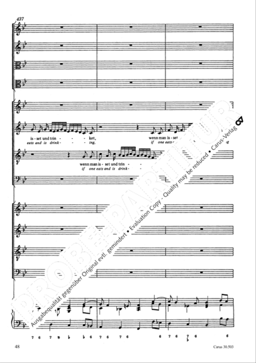 My beloved, you are fair (Meine Freundin, du bist schon) 4-Part scores gallery preview page 51