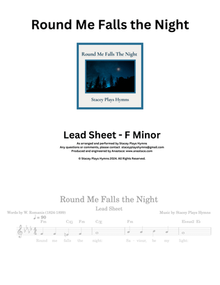 Round Me Falls the Night [Lead Sheet F Minor]