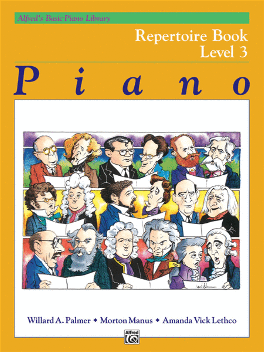 Alfred's Basic Piano Course Repertoire, Level 3 Piano Method scores gallery preview page 1