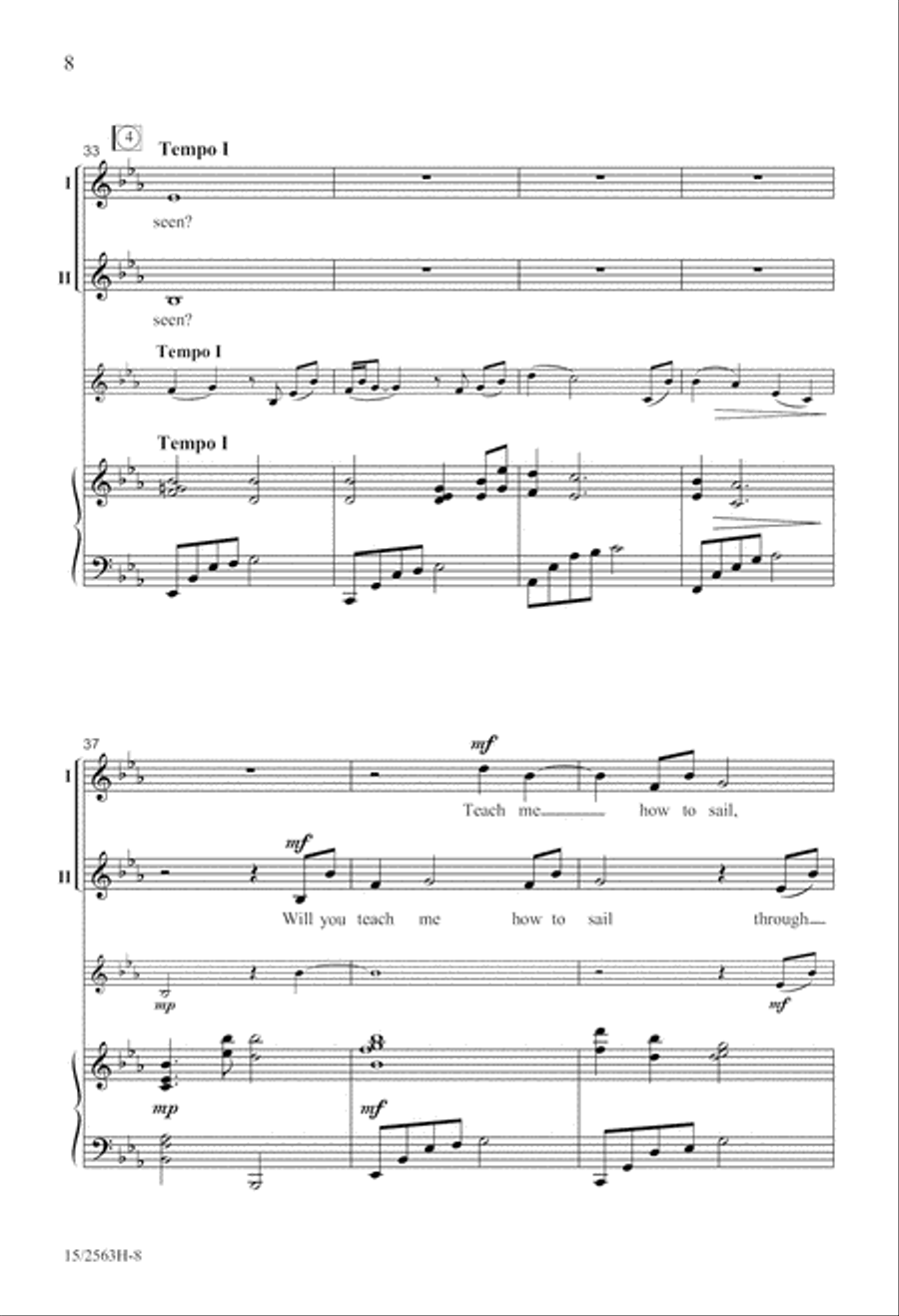 Will You Teach Me? 2-Part scores gallery preview page 9