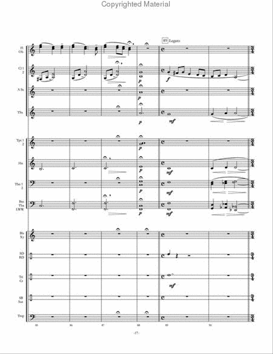 Kaleidoscope Concert Band scores gallery preview page 18
