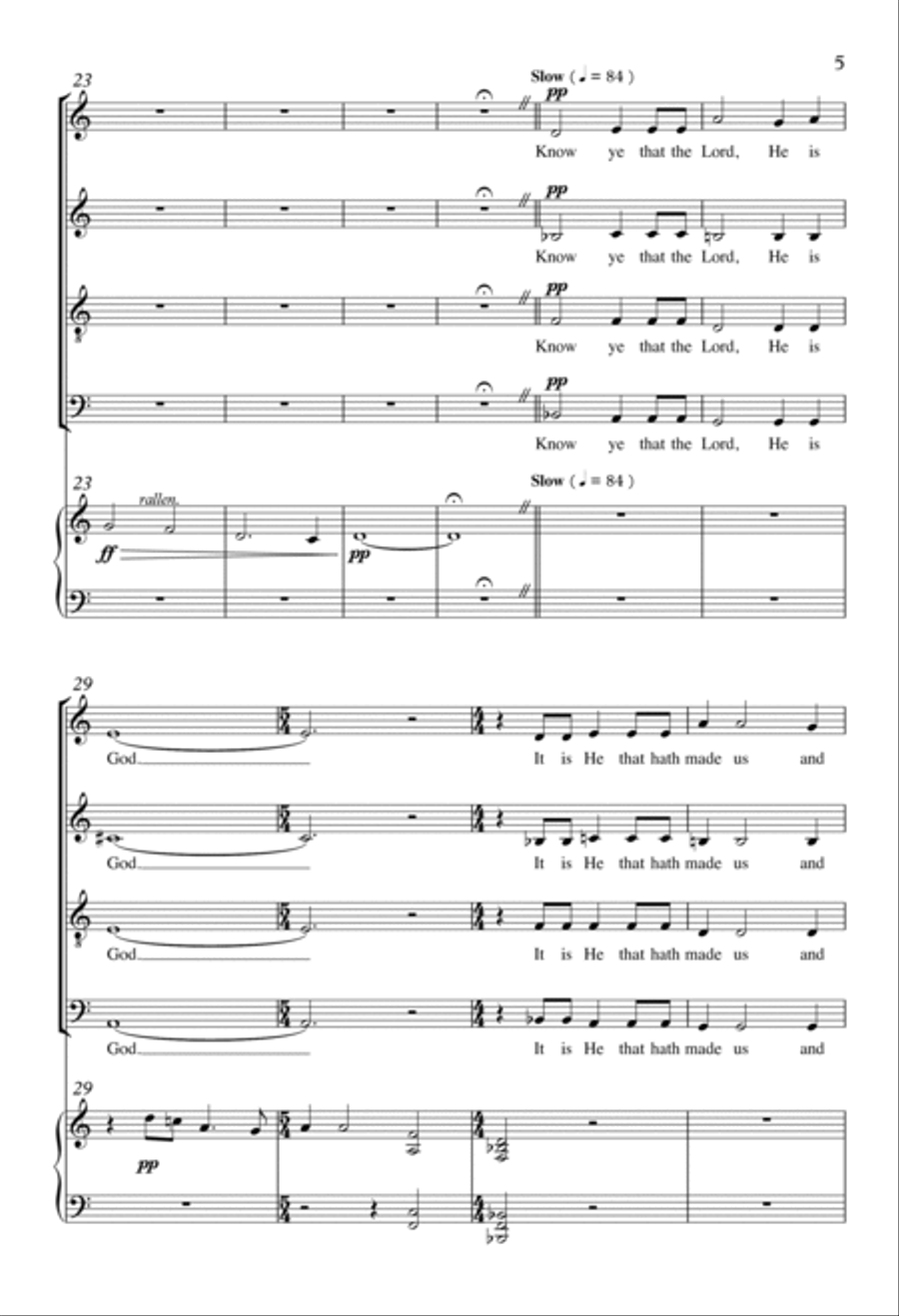 Clap Your Hands Clap Your Hands 4-Part scores gallery preview page 4