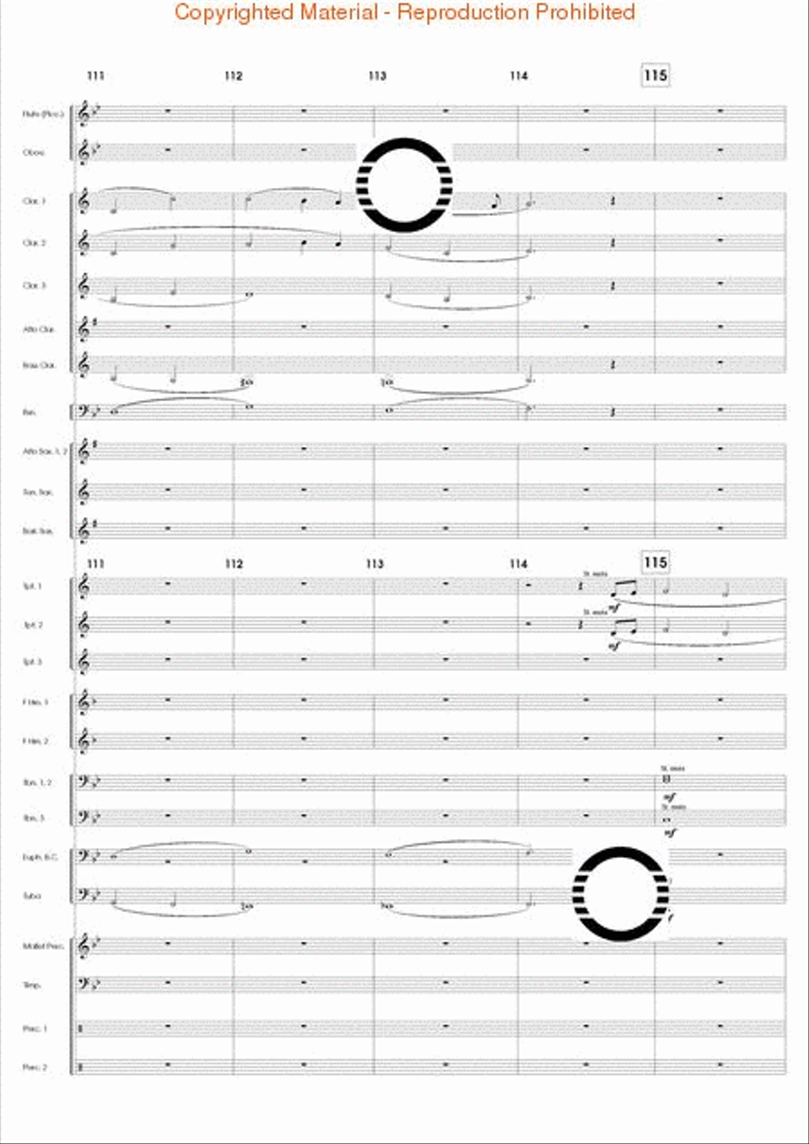 Black Granite III Black Granite III Concert Band scores gallery preview page 24